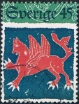 Sellos del Mundo : Europa : Suecia : NAVIDAD 1974. BORDADOS DE LANA DE LOS SIGLOS XV Y XVI. Y&T Nº 852