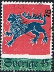 Stamps : Europe : Sweden :  NAVIDAD 1974. BORDADOS DE LANA DE LOS SIGLOS XV Y XVI. Y&T Nº 855