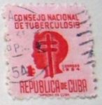 Sellos de America - Cuba -  CONSEJO NACIONAL DE TUBERCULOSOS