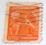 Stamps Cuba -  CONSEJO NACIONAL DE TUBERCULOSIS