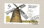 Stamps Hungary -  Molino de viento