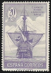 Stamps : Europe : Spain :  Stern of Santa María