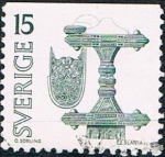 Stamps : Europe : Sweden :  LA ÉPOCA DE VENDEL. RESTOS ARQUEOLÓGICOS. Y&T Nº 874