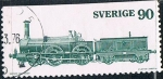 Stamps Sweden -  LOCOMOTORAS A VAPOR CONSTRUIDAS EN SUECIA. Y&T Nº 894