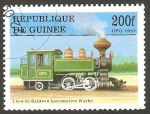 Stamps : Africa : Guinea :  Locomotora Baldwin