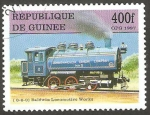 Stamps Guinea -  Locomotora Baldwin