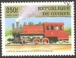 Stamps : Africa : Guinea :  Locomotora Compañía Americana