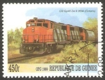 Sellos de Africa - Guinea -  Locomotora de Ontario