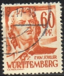 Stamps Germany -  wuttemberg