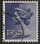 Stamps United Kingdom -  Machins: Queen Elisabeth II. ScMH101