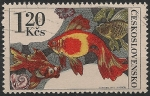Stamps : Europe : Czechoslovakia :  Tropical Fish. Sc2010