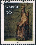 Stamps Sweden -  NAVIDAD 1975.ESCULTURAS DE LOS SIGLOS XII A XVI. Y&T Nº 907