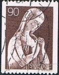 Stamps Sweden -  NAVIDAD 1975.ESCULTURAS DE LOS SIGLOS XII A XVI. Y&T Nº 910