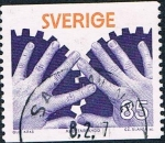 Stamps Sweden -  PROTECCIÓN AL TRABAJADOR. Y&T Nº 944
