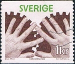 Stamps Sweden -  PROTECCIÓN AL TRABAJADOR. Y&T Nº 945