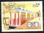 Stamps Laos -  Metro de New York