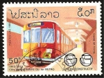 Stamps Laos -  Metro de Berlin