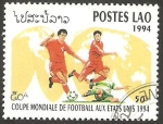 Sellos del Mundo : Asia : Laos : Mundial de fútbol USA 94