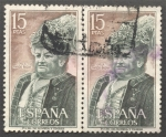 Stamps Spain -  Personajes Españoles. Emilia Pardo Bazan