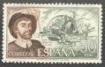 Stamps : Europe : Spain :  Personajes españoles. Juan Sebastian Elcano
