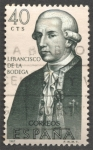 Stamps : Europe : Spain :  Forjadores de America. J.Francisco de la Bodega