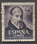 Stamps Spain -  IV Centenario del nacimiento de Luis Gongora y Argote