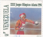 Stamps : America : Venezuela :  XXIII Juegos Olímpicos Atlanta 1996