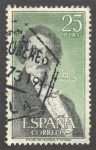 Stamps : Europe : Spain :  Personajes Españoles. Jose de Espronceda