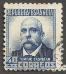 Stamps : Europe : Spain :  Personajes Emilio Castelar