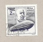 Stamps Hungary -  Fernando de Zeppelin