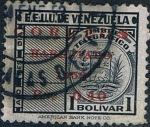 Stamps Venezuela -  SELLOS DE TELÉGRAFOS SOBRECARGADOS. Y&T Nº 374