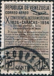 Stamps Venezuela -  10ª CONFERENCIA INTERAMERICANA EN CARACAS. Y&T Nº A-555