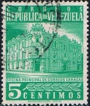 Stamps Venezuela -  OFICINA DE CORREOS DE CARACAS. Y&T Nº 557