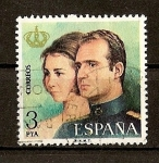 Stamps Spain -  Juan Carlos I y Doña Sofia.