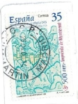 Stamps Spain -  500 anys Imprenta de Montserrat