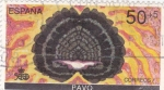 Stamps Spain -  pavo