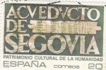 Sellos de Europa - Espa�a -  patrimonio cultural de la humanidad- acueducto de Segovia