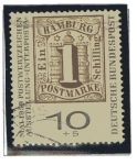 Sellos de Europa - Alemania -  Centenario del sello en Hamburgo