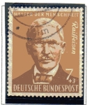 Stamps Germany -  Al servicio de la humanidad    1/4