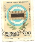 Sellos de America - Argentina -  50 aniv Escuela sup tecnica