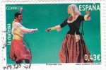 Stamps Spain -  bailes y danzas populares- la mateixa