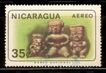 Stamps Nicaragua -  ESTATUILLAS