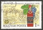 Stamps Hungary -  2246 - Botella de vino, Egri Bikaver