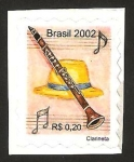 Sellos de America - Brasil -  Clarinete