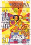 Stamps Spain -  diseño infantil Olimpiada-92
