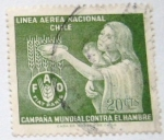 Stamps Chile -  CAMPAÑA MUNDIAL CONTRA EL HAMBRE
