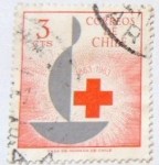 Stamps : America : Chile :  CRUZ ROJA