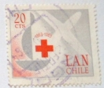 Stamps Chile -  CRUZ ROJA