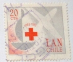 Stamps : America : Chile :  CRUZ ROJA