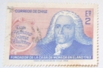 Sellos de America - Chile -  FUNDADOR DE LA CASA DE LA MANEDA EN EL AÑO 1743